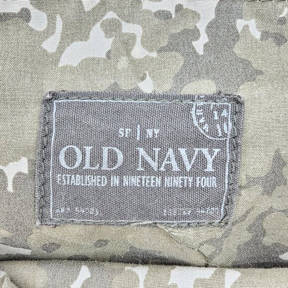 Y2K Old Navy Unisex Canvas Messenger Bag /w button closure One Size Cream/Beige - Picture 8 of 16